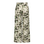 Voir la diapositive 2 : JACQUELINE DE YONG Pantalon fluide Beige/Vert/Noir Femme JDY Millie