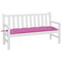 Voir la diapositive 3 : VIDAXL Coussin de banc de jardin rose 150x50x7 cm tissu oxford