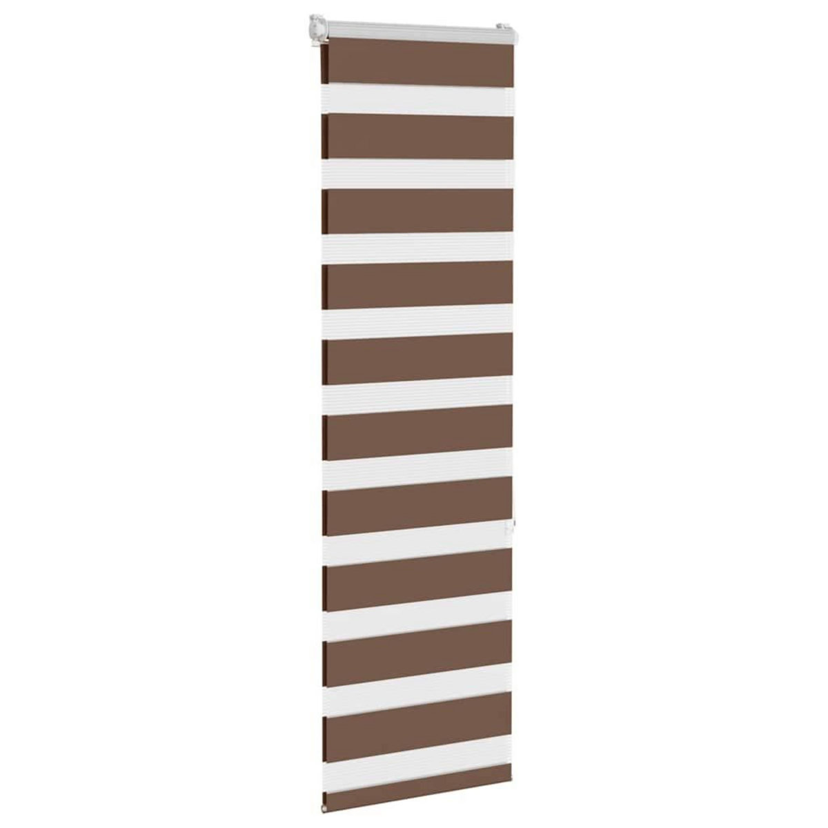 VIDAXL Store zebre marron 40x150 cm largeur du tissu 35,9 cm polyester