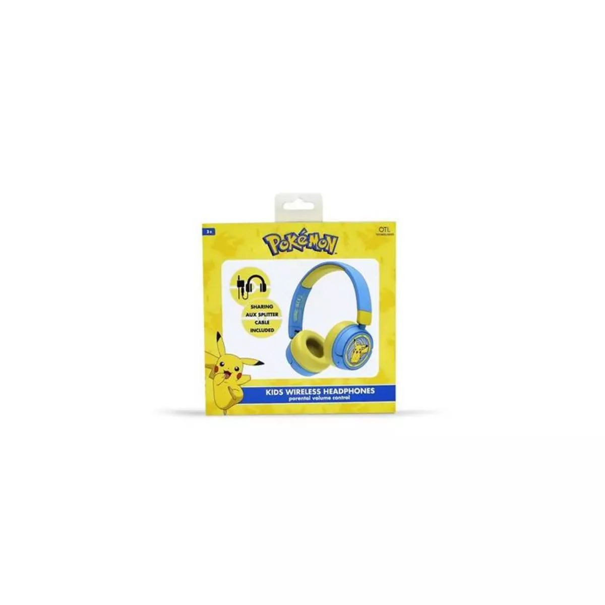 OTL TECHNOLOGIES Jeu éducatif et électronique Otl Pokemon Pikachu Kids Wireless Headphones