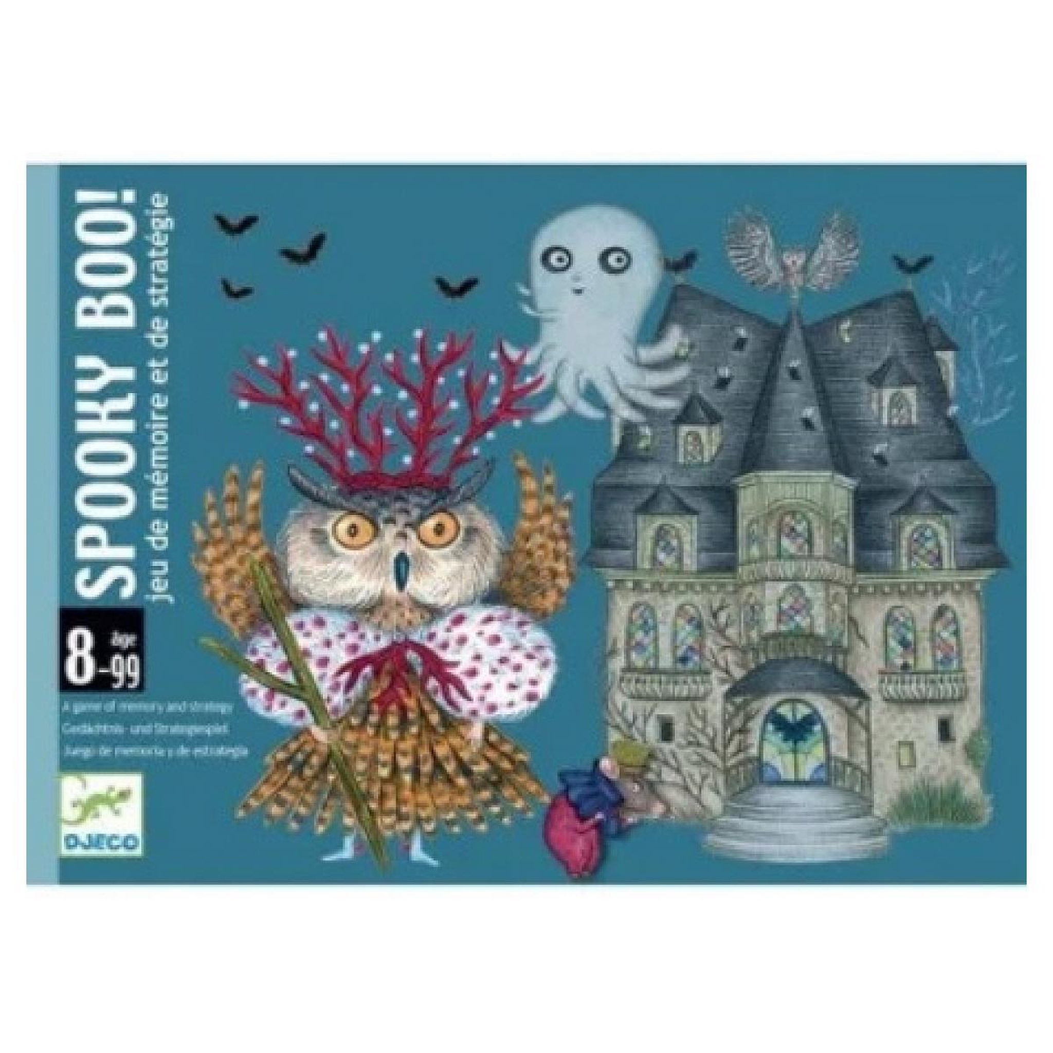 Djeco Jeu de cartes en boite Spooky Boo