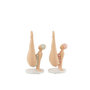 Voir la diapositive 2 : Paris Prix Statuette Femme Sur Les Mains  Yoga  26cm Orange