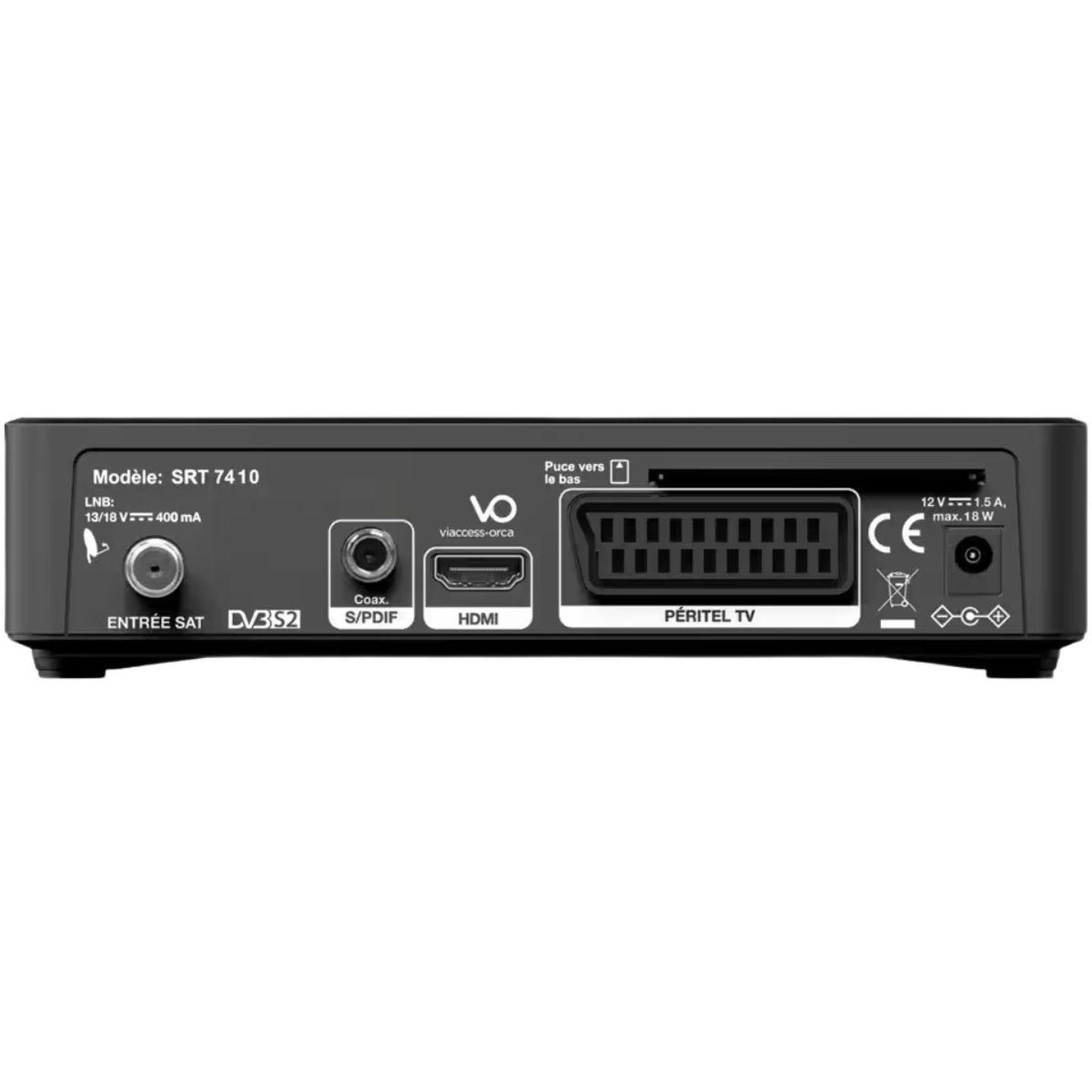 Voir la diapositive 2 : Strong Décodeur TNT TNT SAT HD Numerique SRT 7410 comp 12V