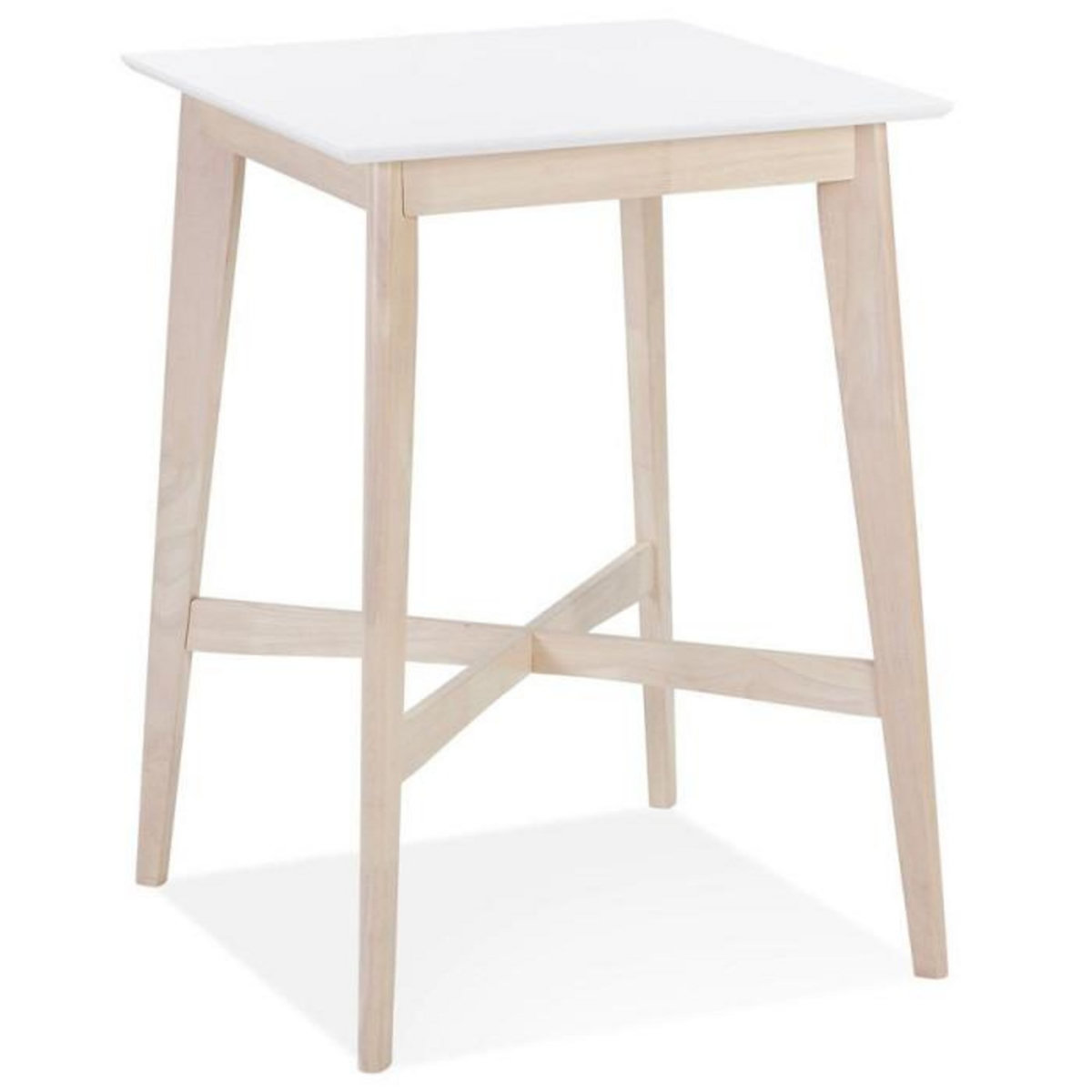 Paris Prix Table de Bar Scandinave  Hakido  105cm Blanc