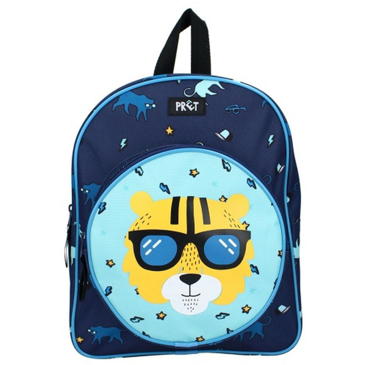PRÊT Sac maternelle bleu Tigre
