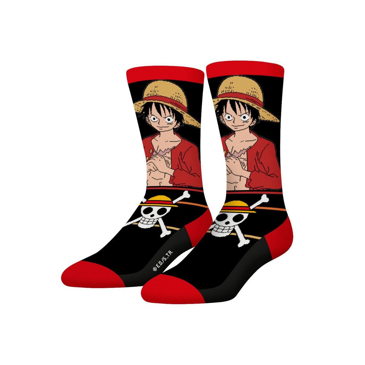 FREEGUN Lot de 4 paires de chaussettes enfant One Piece