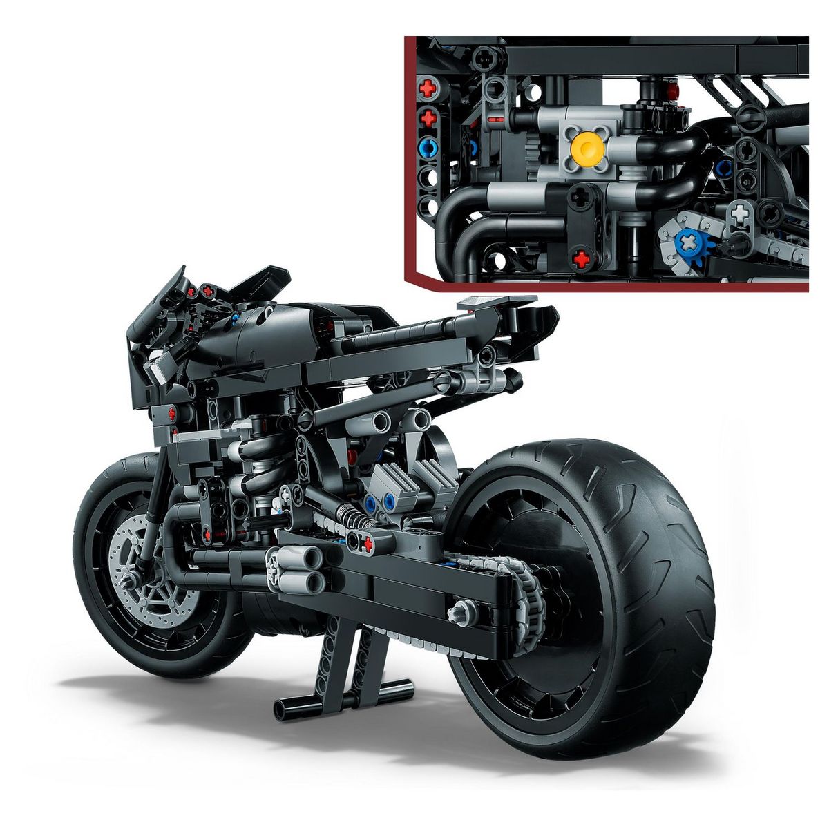 LEGO Technic 42155 - Le Batcycle de Batman, Jouet de Moto à Collectionner, Kit de Construction de Maquette, Super Héros Emblématique