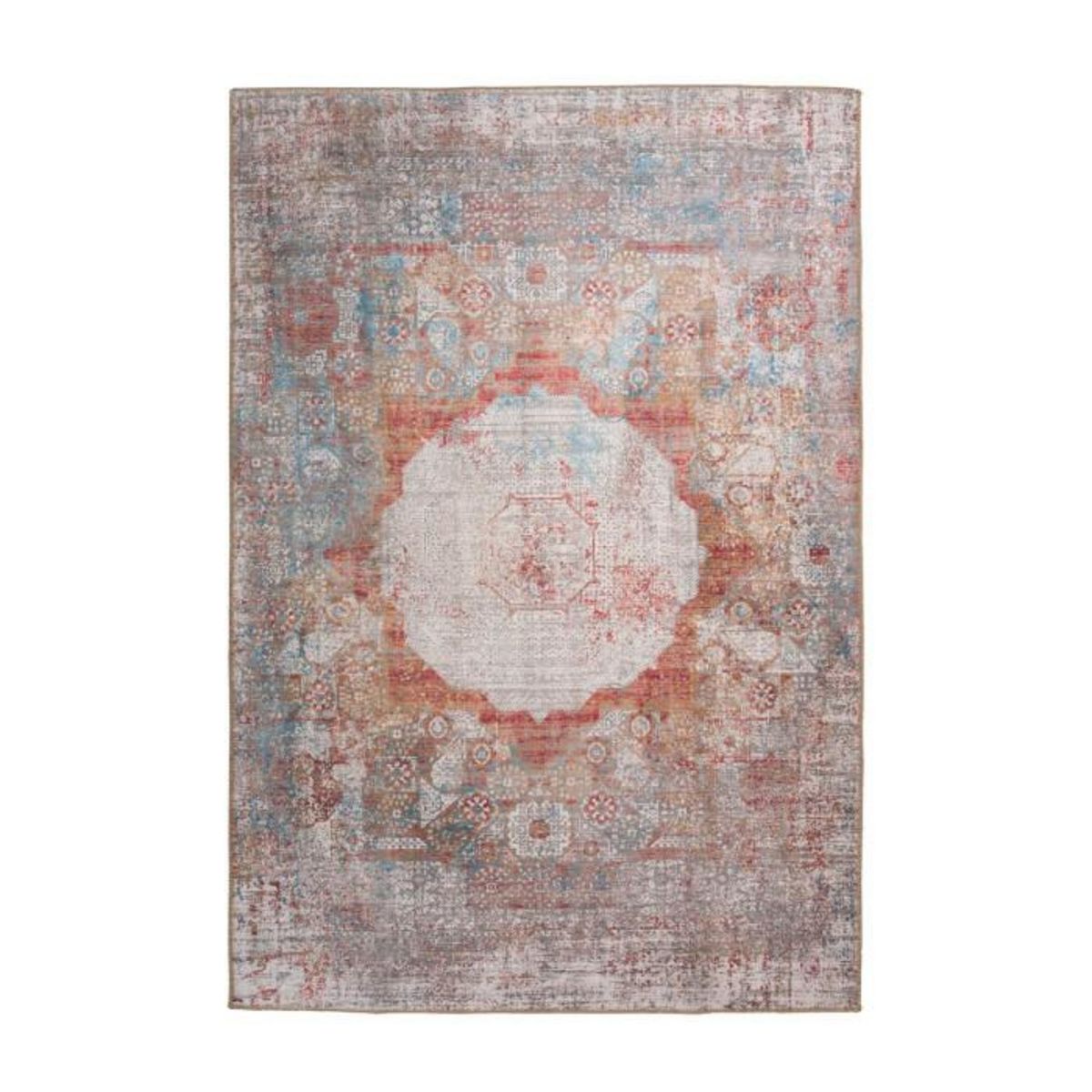 Paris Prix Tapis Tissé Vintage d'Orient  Faye  Multicolore