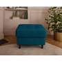 Voir la diapositive 1 : LISA DESIGN Anna - pouf en velours - pieds en bois