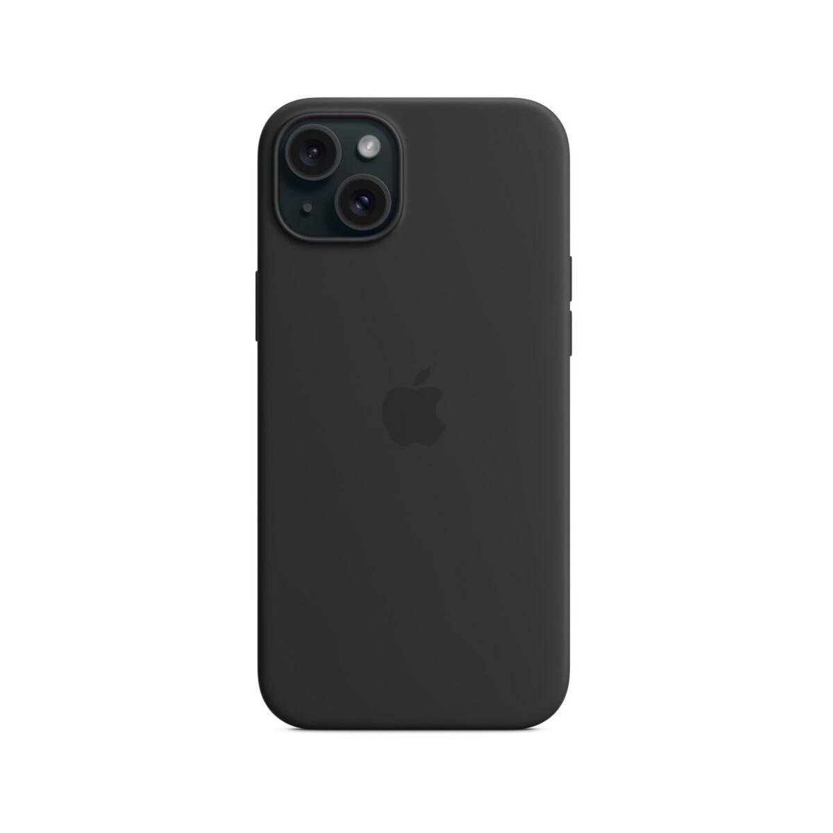 APPLE Coque iPhone 15 Plus MagSafe silicone Noir