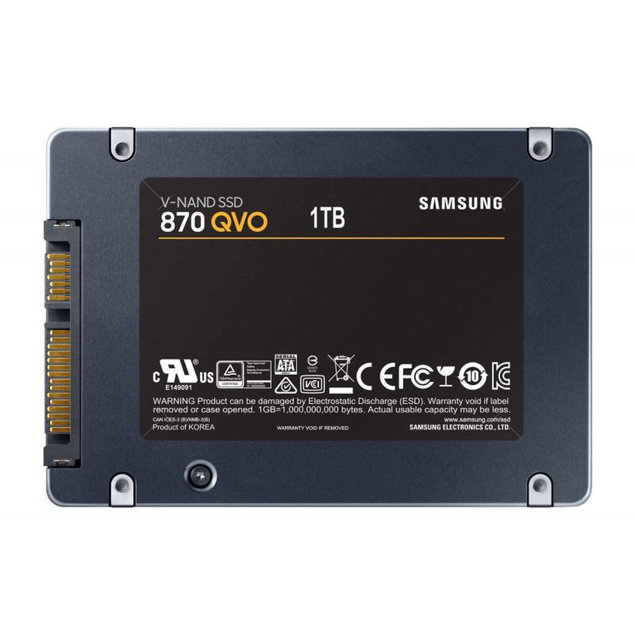 Voir la diapositive 3 : Samsung Disque SSD interne Samsung 870 QVO 4 To Gris