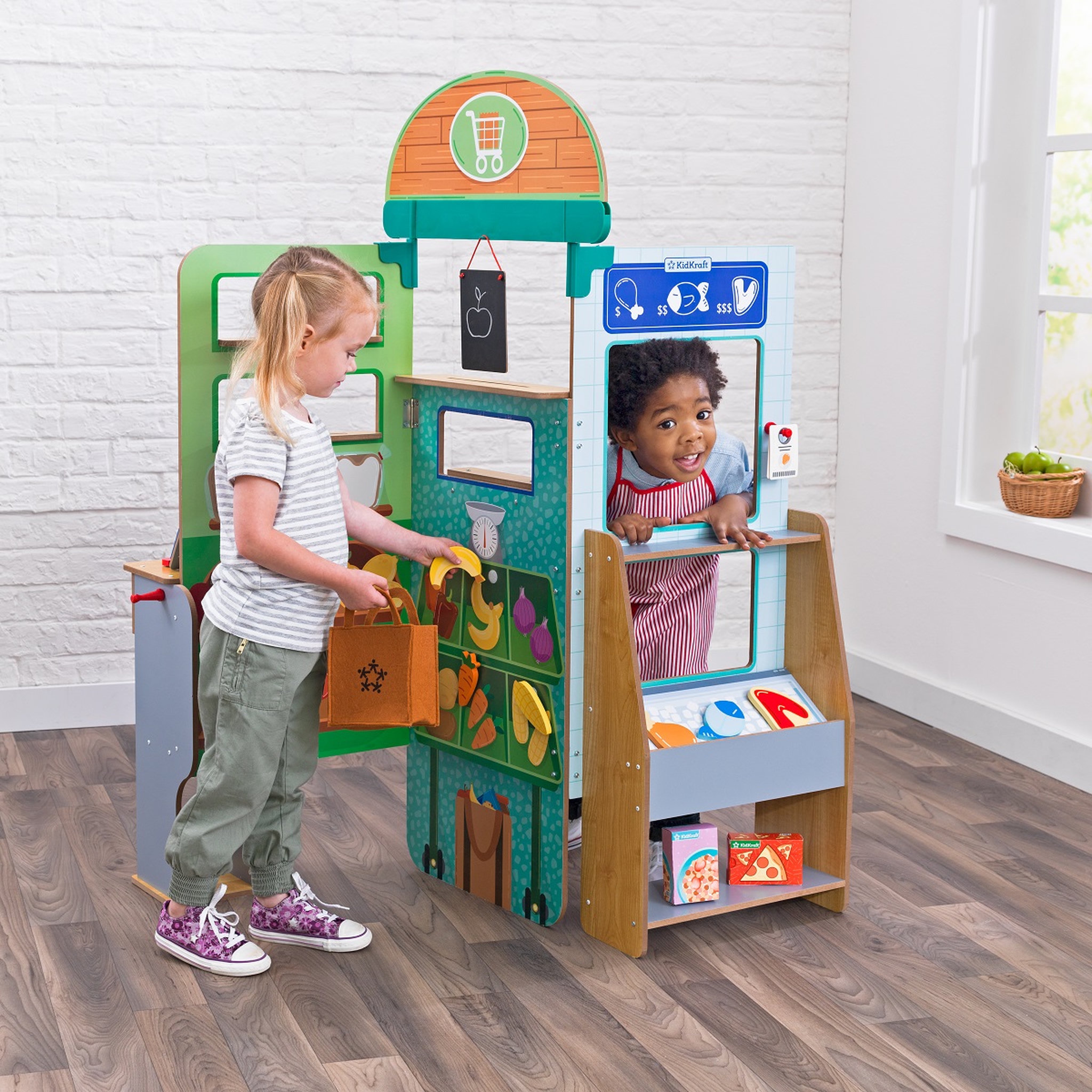 Voir la diapositive 4 : Kidkraft La petite épicerie Pop Up Let's Pretend