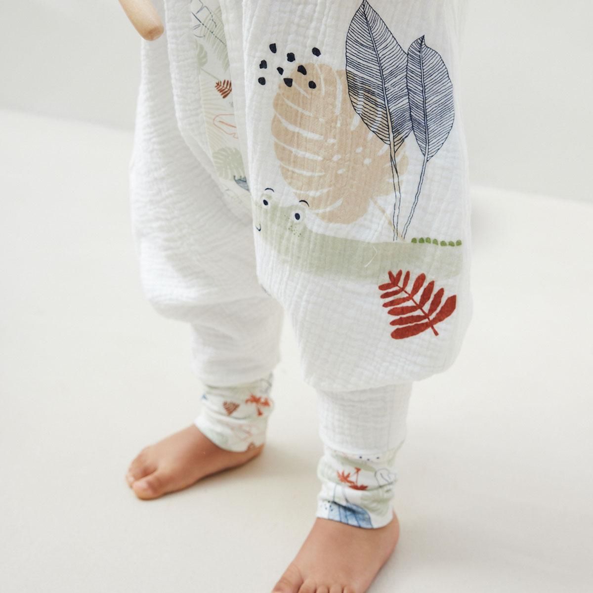 Petit Béguin Turbulette TOG 2 en gaze de coton avec pieds retroussables Sian