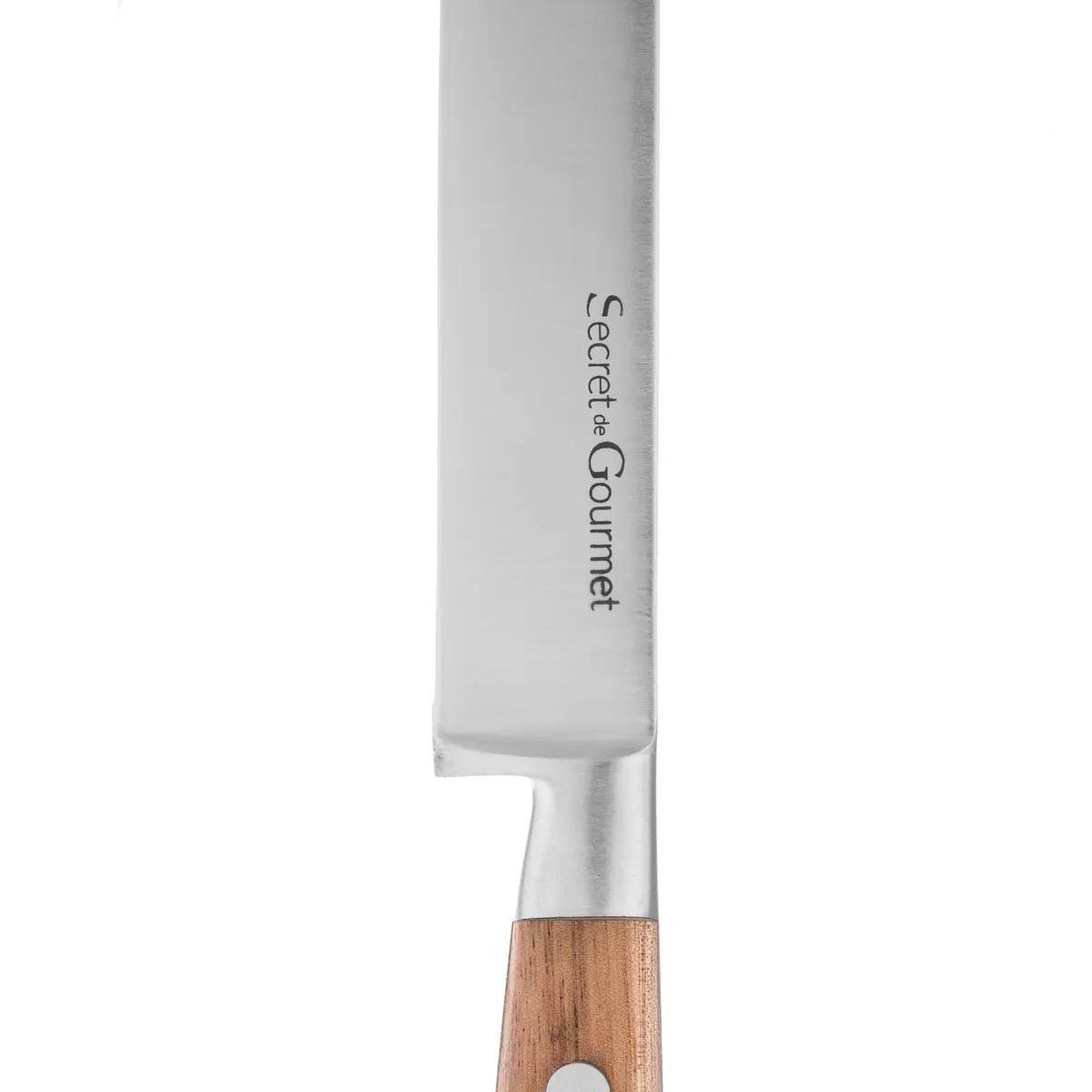Voir la diapositive 2 : FIVE Couteau à trancher  elegancia  33cm naturel