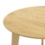 Rendez vous déco Table de bar ronde Noto 4 personnes en bois clair D90 cm