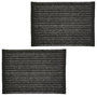 Voir la diapositive 1 : HABITABLE Lot de 2 sets de tables rectangles en jute TORSA