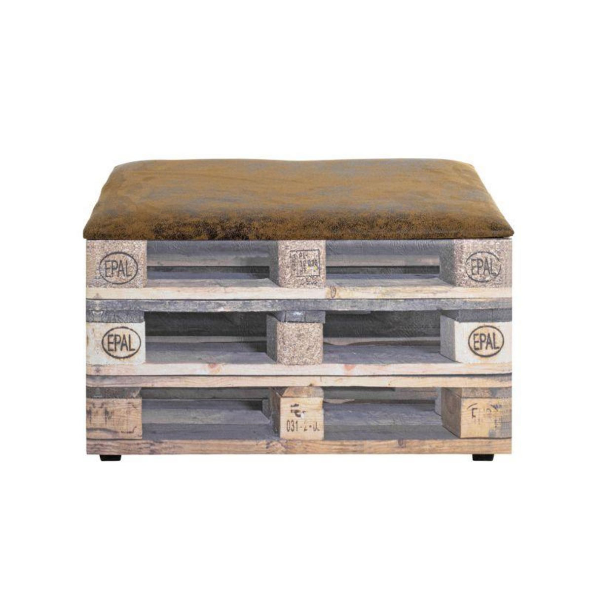 Paris Prix Coffre de Rangement Vintage  Palette  65cm Marron