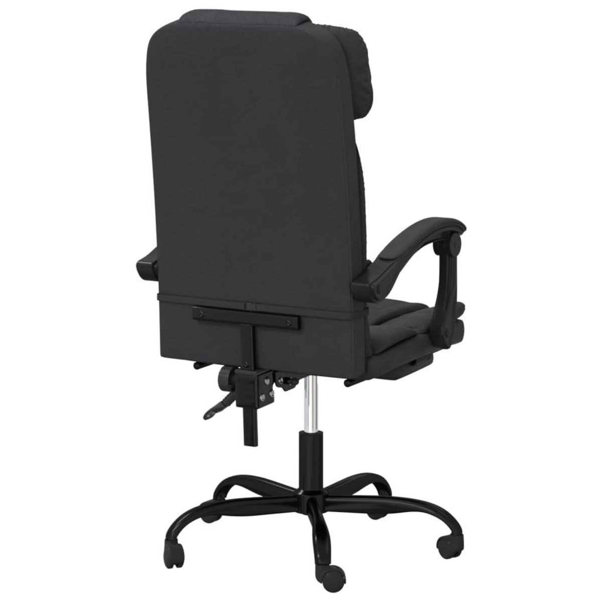 VIDAXL Fauteuil inclinable de bureau Noir Similicuir