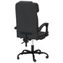 Voir la diapositive 5 : VIDAXL Fauteuil inclinable de bureau Noir Similicuir