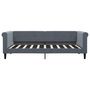 Voir la diapositive 3 : VIDAXL Lit de repos gris fonce 90x190 cm velours