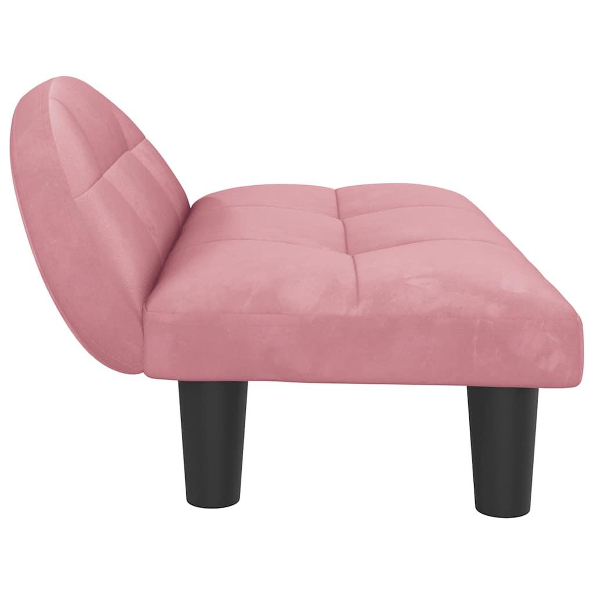 Voir la diapositive 4 : VIDAXL Lit pour chien rose 70x52x30 cm velours