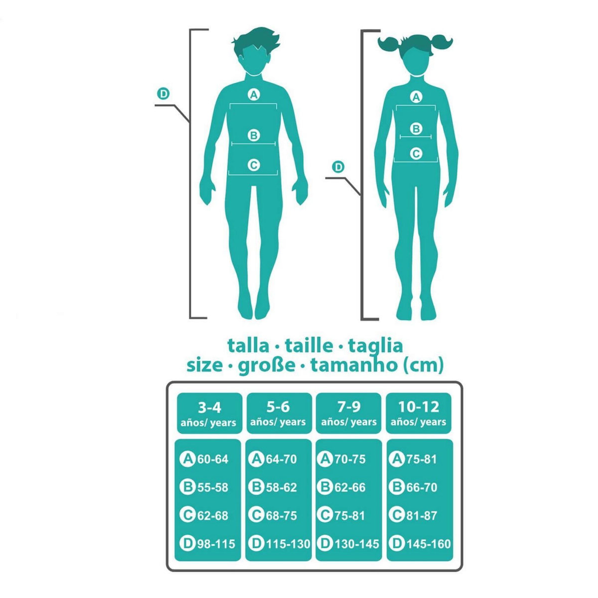 ATOSA Déguisement clown - enfant - 10/12 ans (140 à 152 cm)