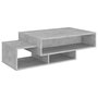 Voir la diapositive 2 : VIDAXL Table basse Gris béton 105x55x32 cm Bois d'ingénierie