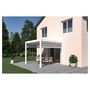 Voir la diapositive 2 : OMBREA Pergola bioclimatique - Autoportante - Blanche - 3x3 OMBREA