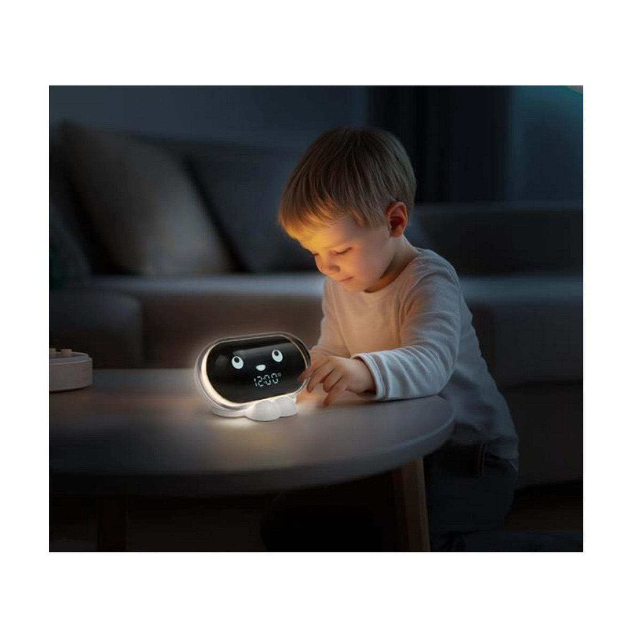 Voir la diapositive 4 : Muse Réveil pour enfants blanc - M16KIDS