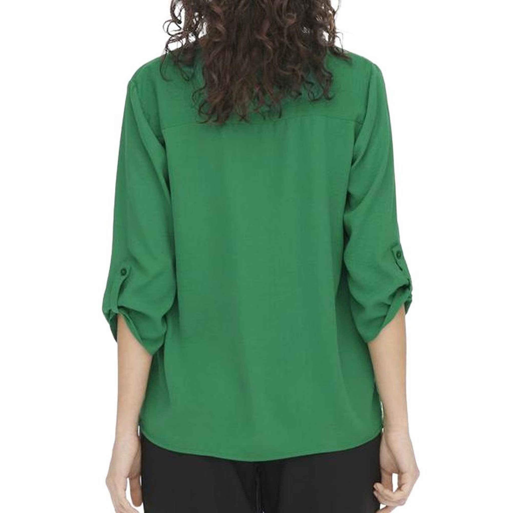 Voir la diapositive 2 : JACQUELINE DE YONG Blouse Verte Femme JDY DIVYAA