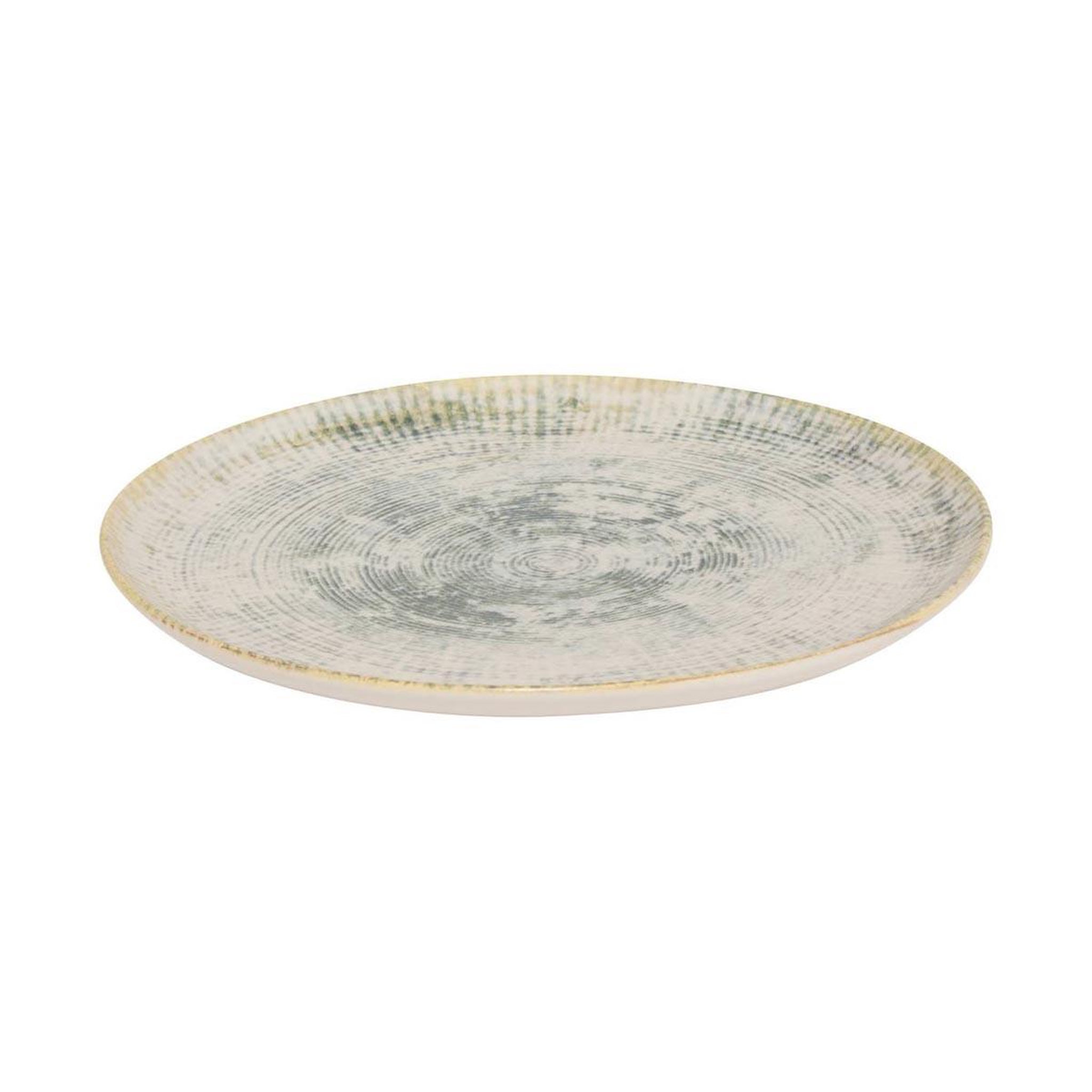 Voir la diapositive 2 : SECRET DE GOURMET Lot de 6 assiettes à dessert  ariane  20cm vert