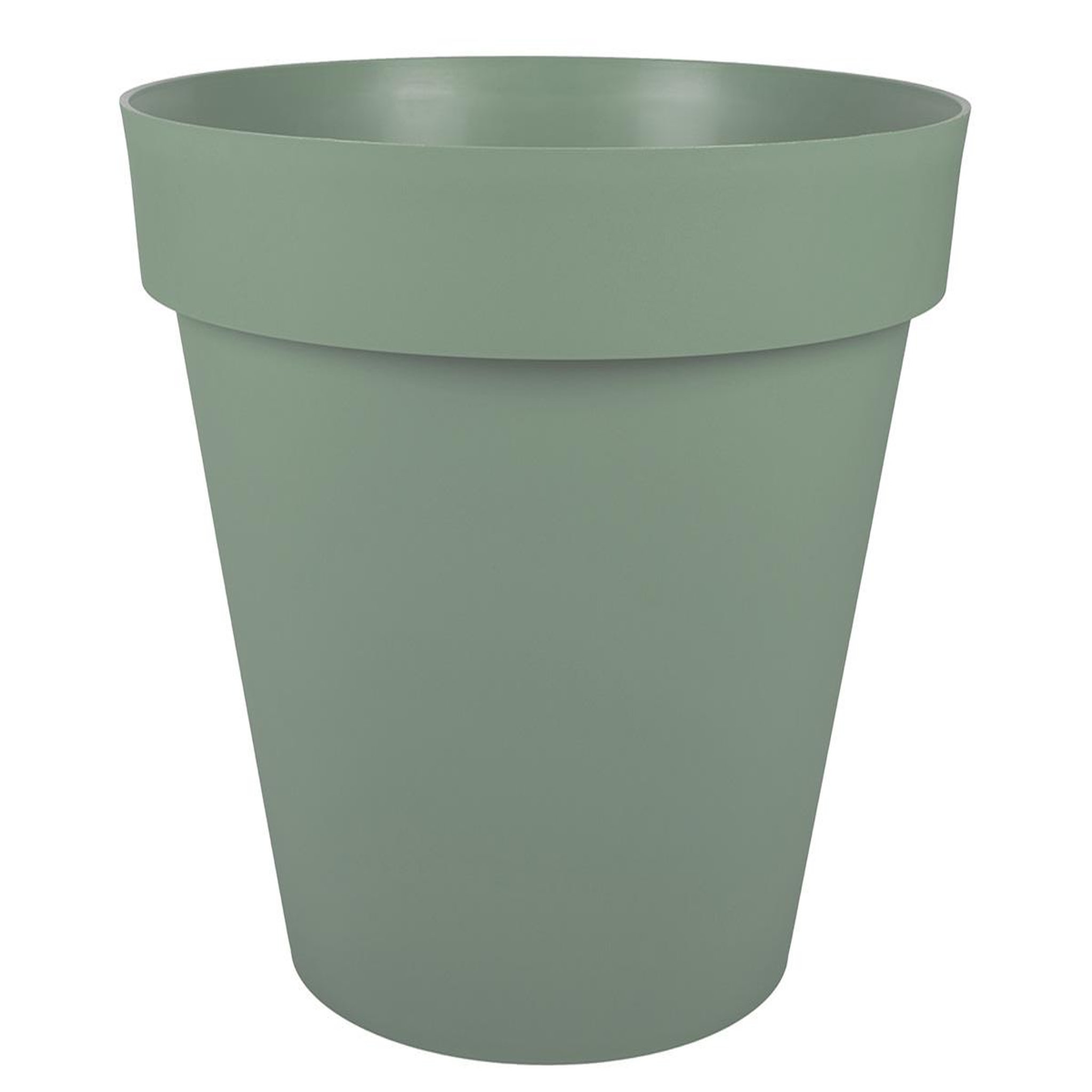 Voir la diapositive 2 : Eda Pot de fleur rond Toscane Ø 60 x H.47 cm - Vert laurier - Eda