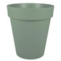 Voir la diapositive 2 : Eda Pot de fleurs rond en plastique Toscane vert laurier - Ø 60 cm - Eda