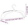 Voir la diapositive 6 : VIDAXL Cintres extensibles 5 pcs Gris