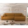 Voir la diapositive 4 : BEST MOBILIER Artemisa - canapé d'angle réversible 5 places convertible avec coffre en velours côtelé