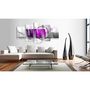 Voir la diapositive 2 : Paris Prix Tableau sur Verre Acrylique  Purple Expression