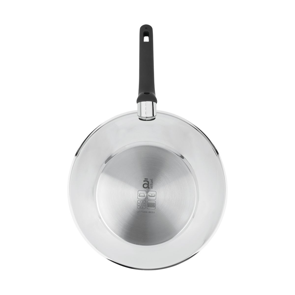 ACTUEL Wok induction inox revétu 28 cm