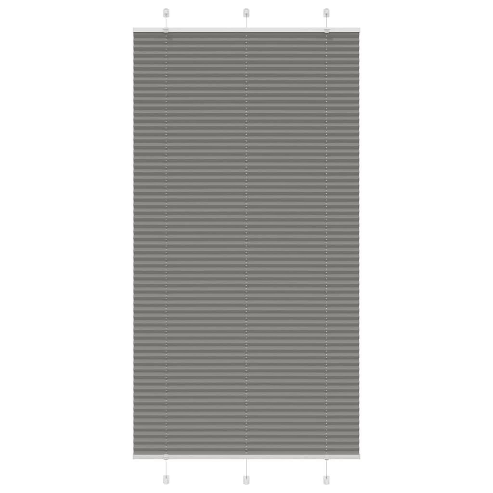 VIDAXL Store plisse anthracite 110x200 cm largeur du tissu 109,4 cm