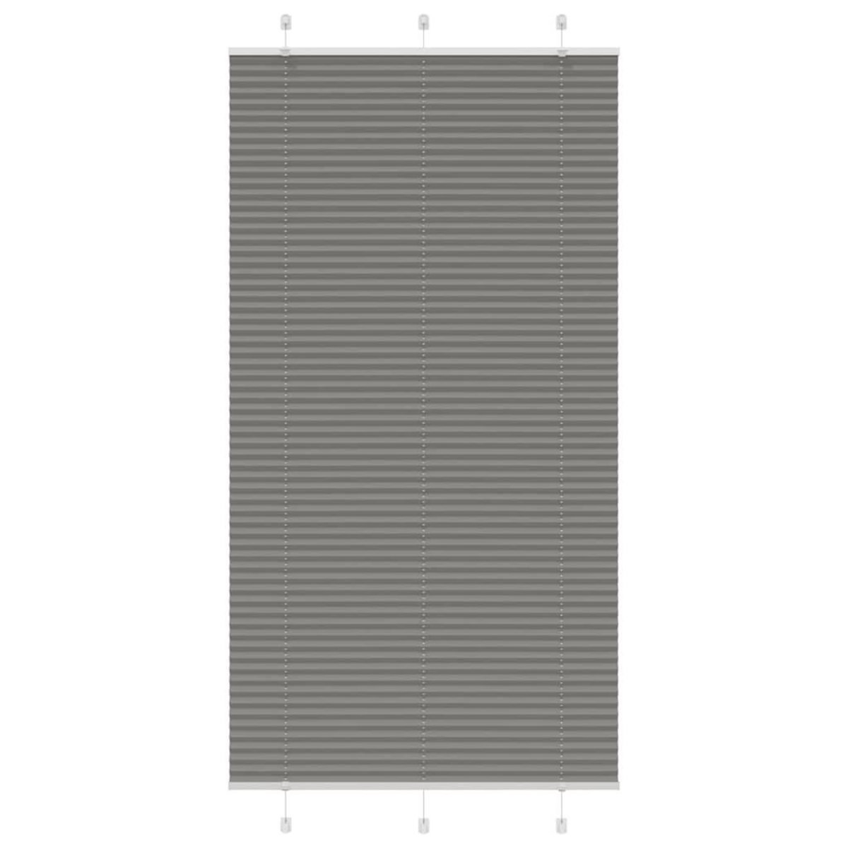 VIDAXL Store plisse anthracite 110x200 cm largeur du tissu 109,4 cm