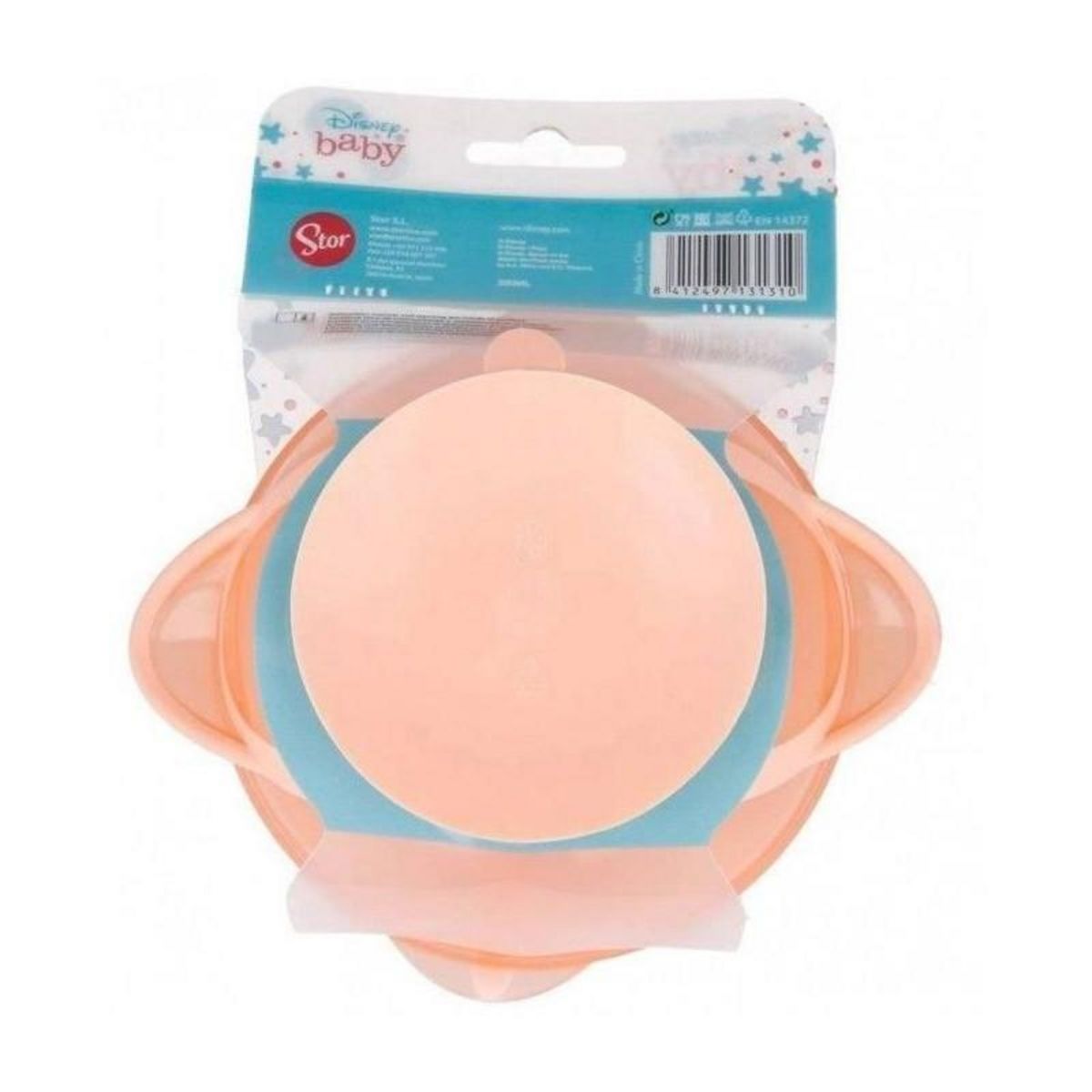 STOR Disney Baby - Bol bébé avec ventouse, couvercle et cuilliere