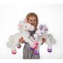 Voir la diapositive 2 : GIPSY Peluche Licorne Féerique 42 cm rose