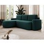 Voir la diapositive 6 : BEST MOBILIER Sam - canapé d'angle gauche 4 places convertible avec coffre en tissu