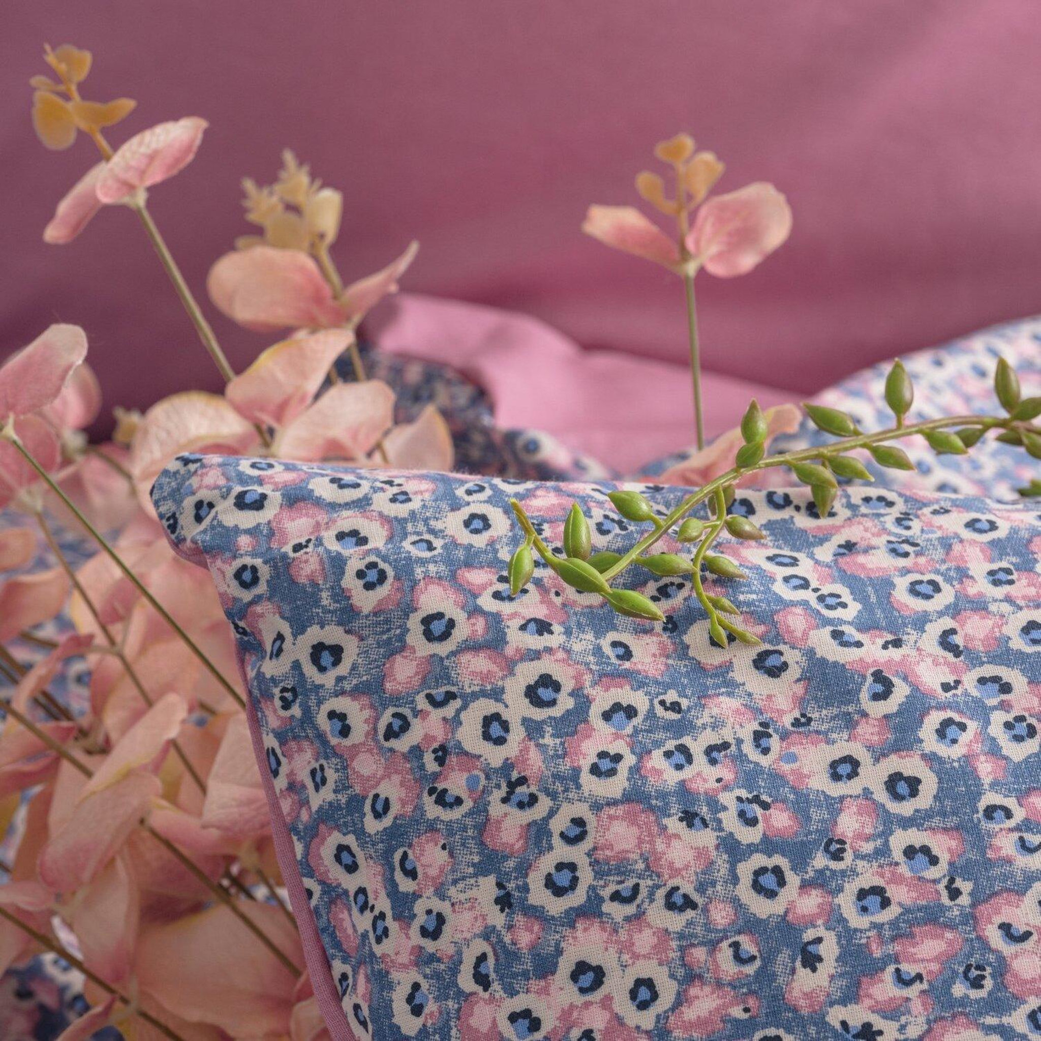 Voir la diapositive 2 : Home collection Parure housse de couette avec taie(s) 100 % coton Penny