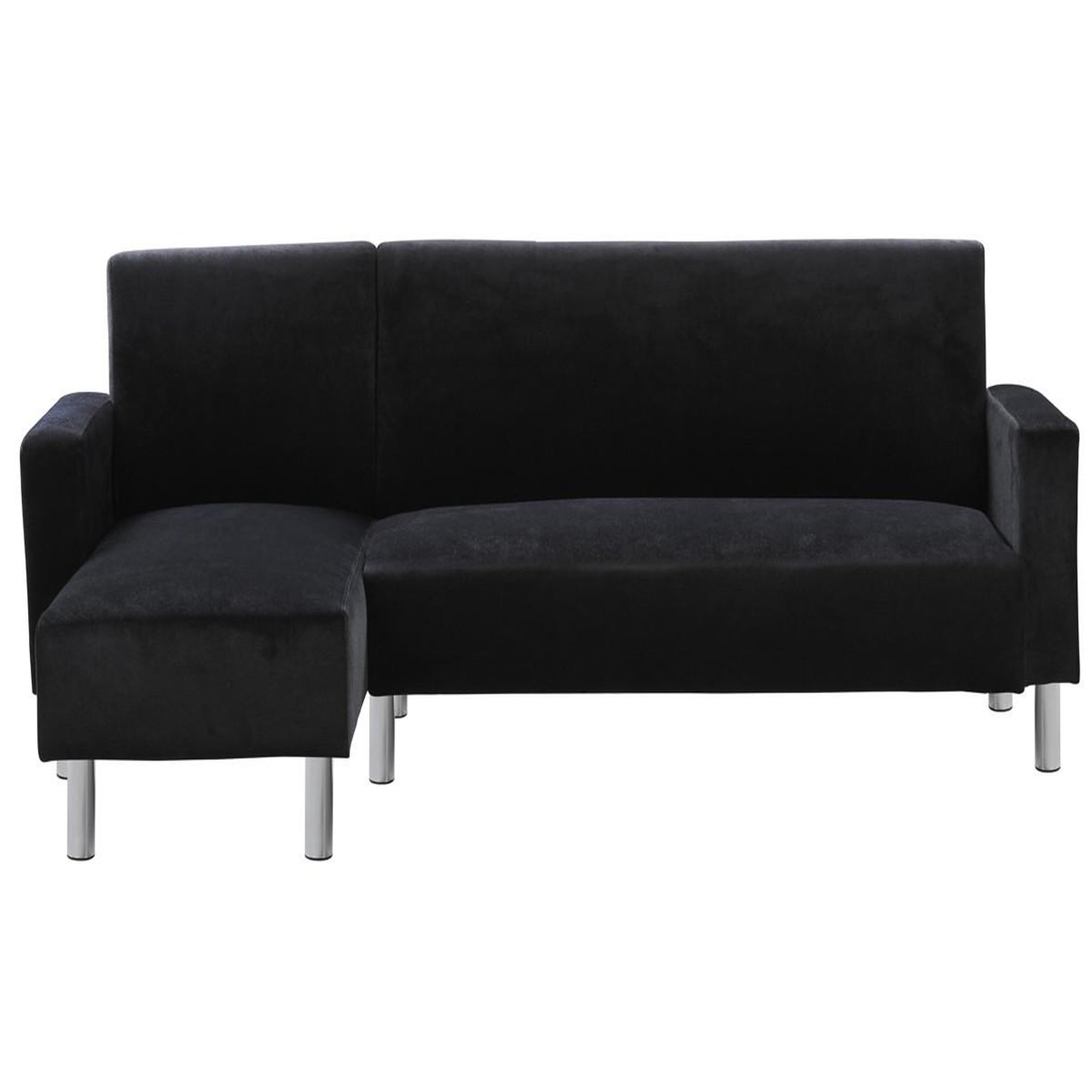 Voir la diapositive 2 : Habitat et Jardin Canapé d'angle tissu réversible  rio  - 4 places - gris anthracite
