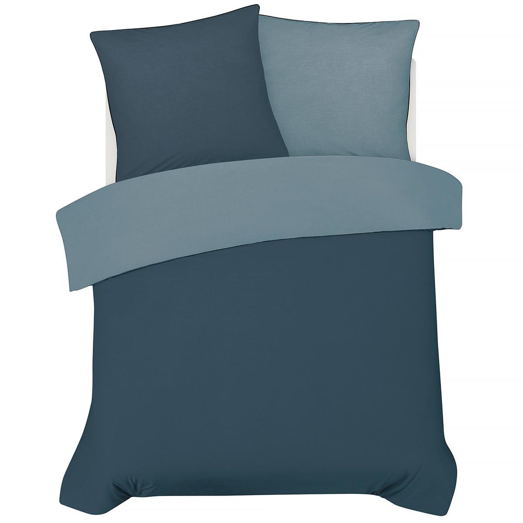 Voir la diapositive 4 : FUTURE HOME Parure de lit double bicolore