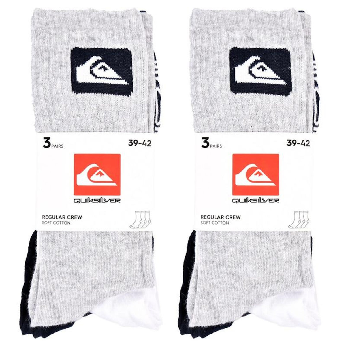 QUIKSILVER Chaussettes QUIKSILVER REGULAR CREW