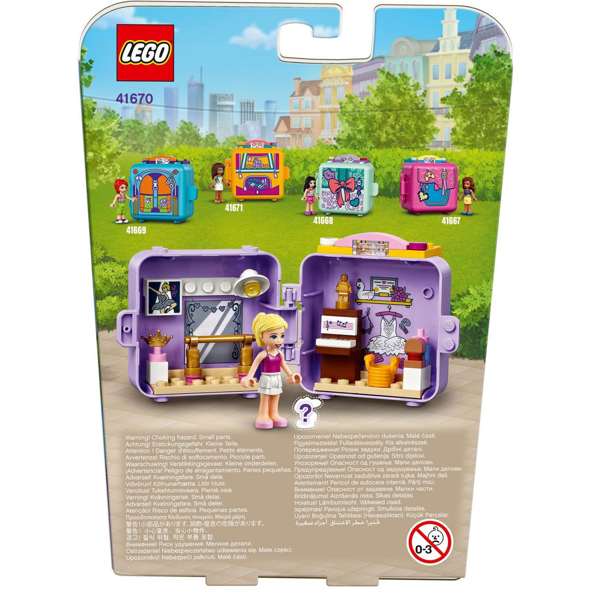 LEGO Friends 41670 - Le cube de danse de Stéphanie &ndash; Série 5 dès 6 ans