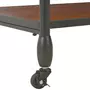 VIDAXL Table basse avec etagere 120x60x40 cm Bois de sapin massif