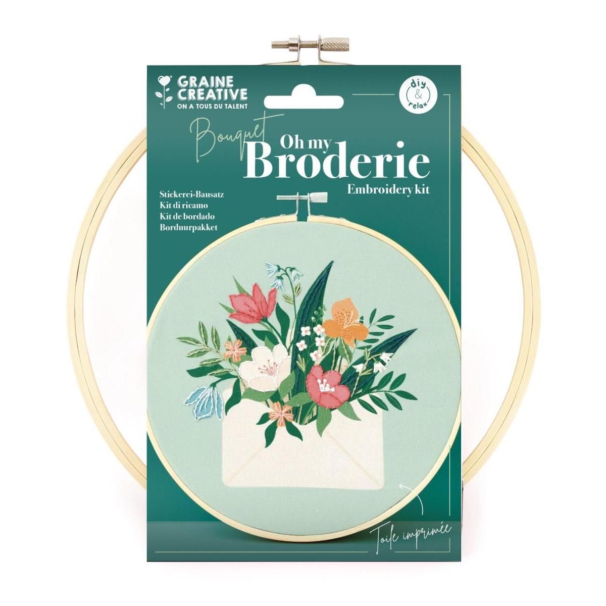 DTM Kit Broderie partielle bouquet