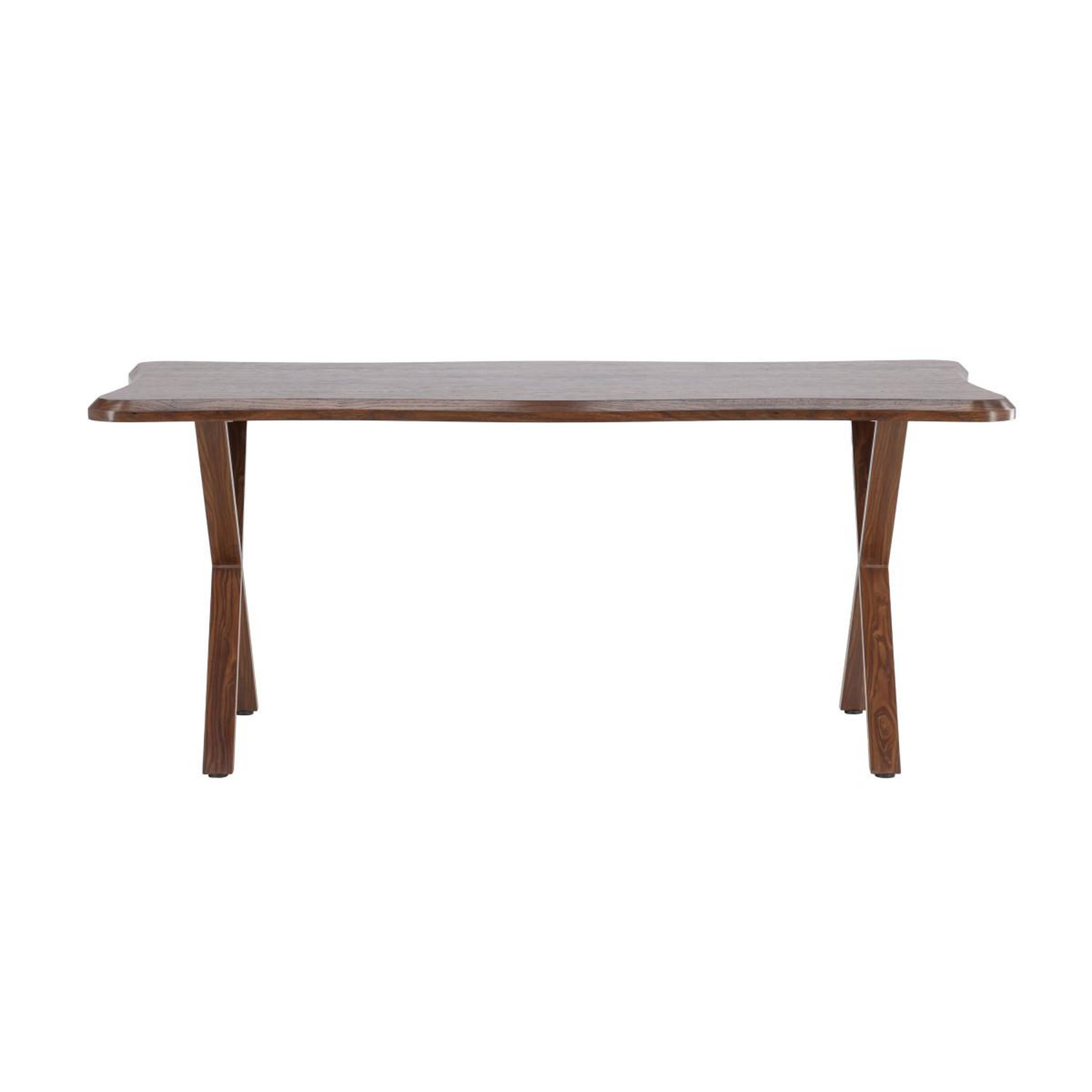 Voir la diapositive 4 : Paris Prix Table à manger organique  fiona  180cm noyer
